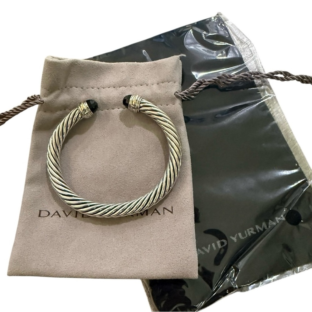David Yurman 7mm Medium Cable Classic Black Onyx